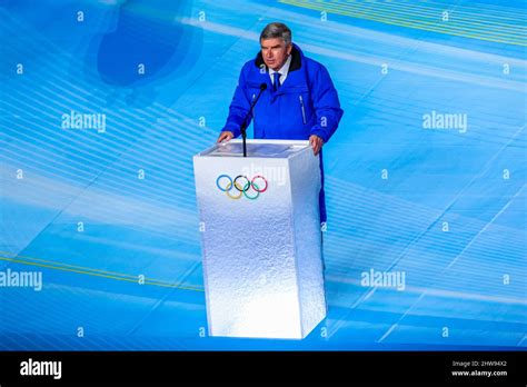 Thomas Bach February 4 2022 Beijing 2022 Olympic Winter Games