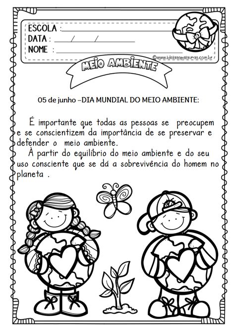 Dia Mundial Do Meio Ambiente Atividades Dia Do Meio Ambiente