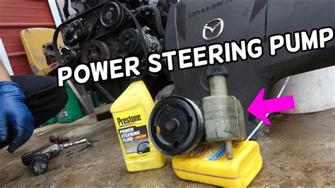 HOW TO REPLACE POWER STEERING PUMP ON MAZDA 2 3 5 6 CX 7 CX 9 YouTube