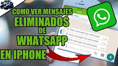 Cómo leer mensajes de WhatsApp borrados en iPhone DonComo