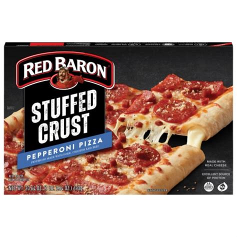 Red Baron Pepperoni Stuffed Crust Frozen Pizza, 23.65 oz - Kroger