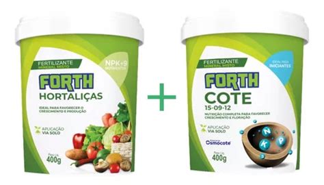 Kit De Fertilizantes Vegetales Forth Cote Plus G