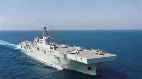 Plas Newest Amphibious Assault Ship Anhui Joined ‘combat Oriented Drills Chinese Media Says