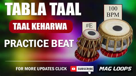 Fast Keherwa Tabla Taal For Practice 100 BPM Scale F Mag Loops