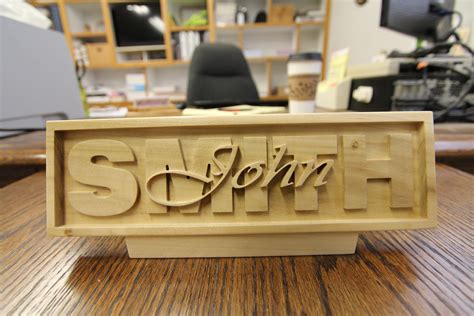 Personalized Desk Name Plate