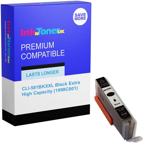 Premium Compatible Canon CLI 581BKXXL Black Extra High Capacity Ink