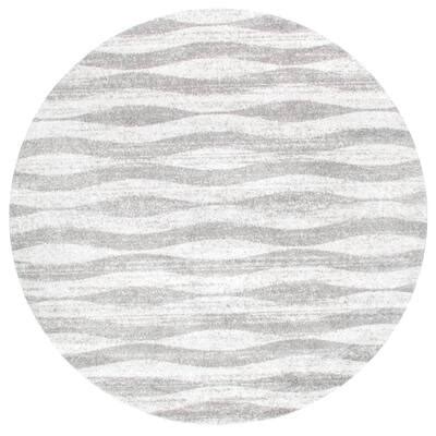 Nuloom Tristan Modern Striped Gray Ft X Ft Area Rug Bdsm A