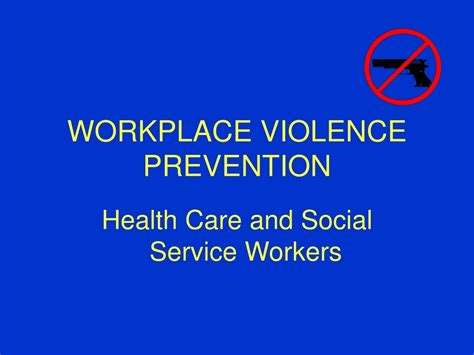 Ppt Workplace Violence Prevention Powerpoint Presentation Free