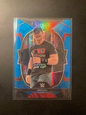 Panini Select Wwe John Cena Light Blue Prizm Concourse Legend