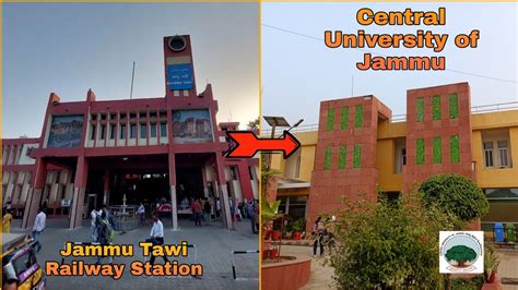 Jammu Tawi Railway Station To CU Of Jammu Road Map YouTube