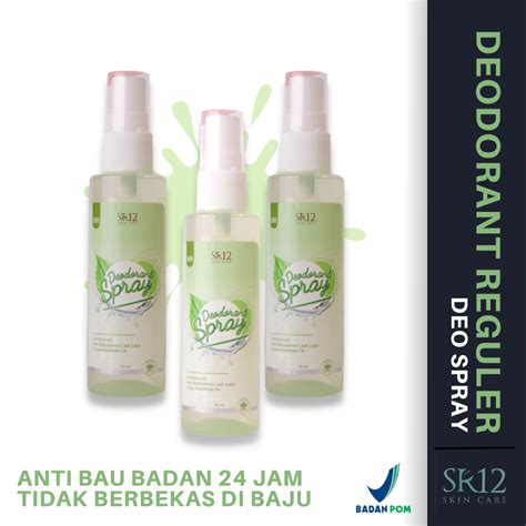 Jual SR12 DEODORANT SPRAY REGULER HERBAL SR12 Tanpa Alkohol Deodoran