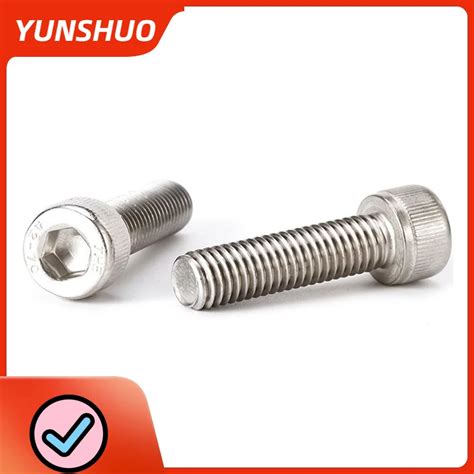 50pcs Lot Allen Bolt M3 M4 M5 M6 A2 Stainless Steel Allen Bolt Socket