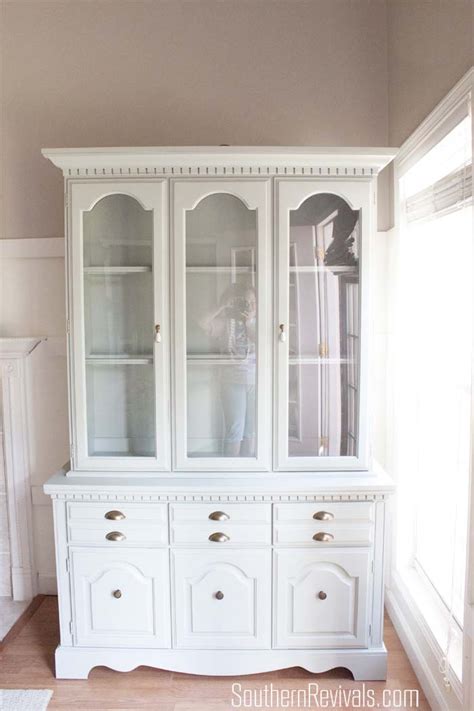 Client Files An Outdated China Cabinet Gets A Makeover Southern