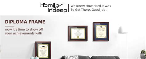 Amazon Asmileindeep X Diploma Frame With Mat Or Display