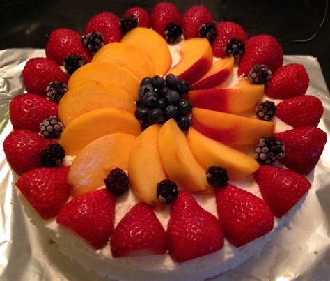 Frugal Allergy Mom Chinese Fresh Fruit Cake This Cake Is Light And