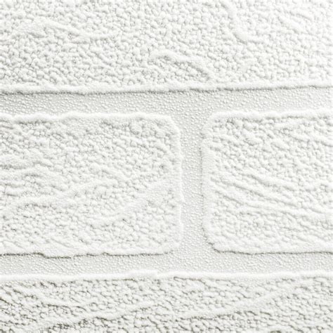 Textured Brick Superfresco White Wallpaper