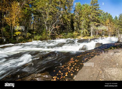 Rushing River Rushing River Provincial Park Ontario Canada Stock