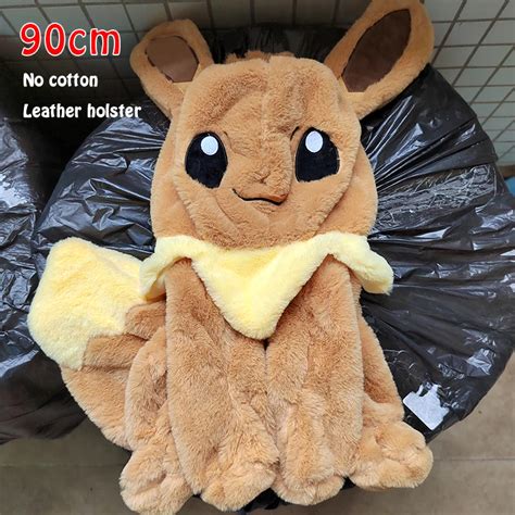 40 90cm Huge Pokemon Eevee Anime Plush Toys Big Pokémon Plushie Kawaii