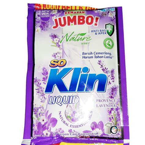 Jual Soklin Liquid Detergent Cair Sachet Kemasan Jumbo Shopee Indonesia