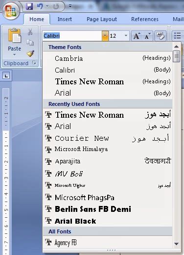 Cara Mengatur Jenis Ukuran Dan Warna Huruf Font Pada Microsoft Office Word Tutorial Ms Word