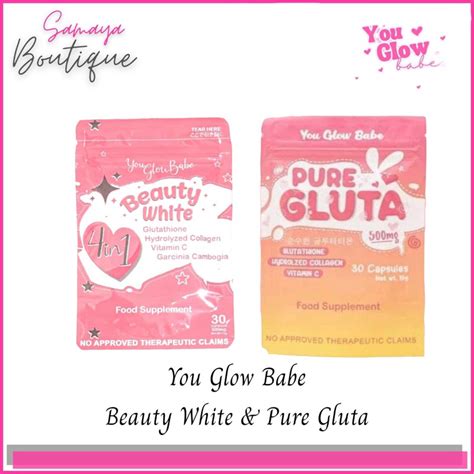 You Glow Babe Beauty White In Glutathione Collagen Slimming You