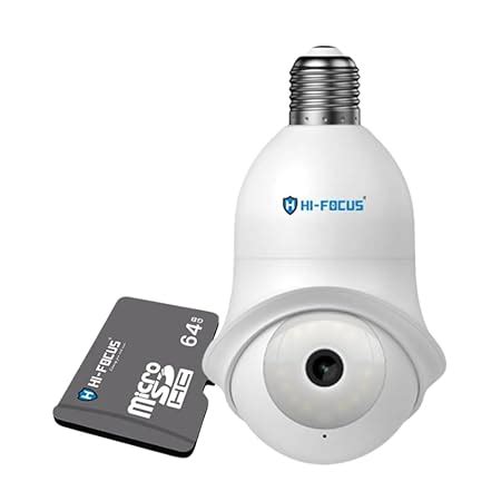 Buy HIFOCUS 4MP 2K 2560 1440P QHD Outdoor CCTV WiFi Bulb Camera