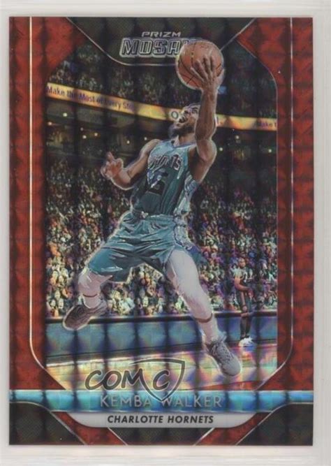 Panini Prizm Mosaic Red Kemba Walker Ebay