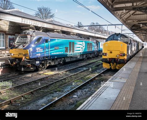 Direct Rail Services Class 37 37423 Spirit Of The Lakes On The Norwich To Lowestoft Service