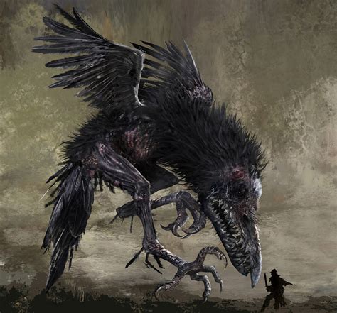 Monstrous Crow Concept Art Elden Ring Art Gallery