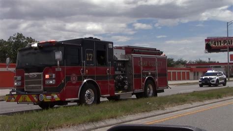 Clay County Fire Rescue Engine Clay County Sheriffs Responding