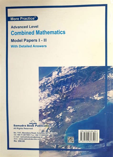 Advanced Level Combined Mathematics Model Papers I Ii With Detailed