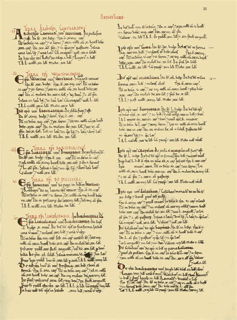 Original folio of Oxfordshire, page 3 in Domesday Book | Domesday Book