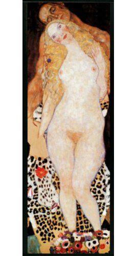 Adam And Eve V By Gustav Klimt Painting Print Poster Art Klimt