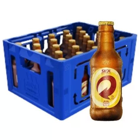 Cerveja Skol Garrafa 300ml 24 Vasilhame Caixa líquido MercadoLivre