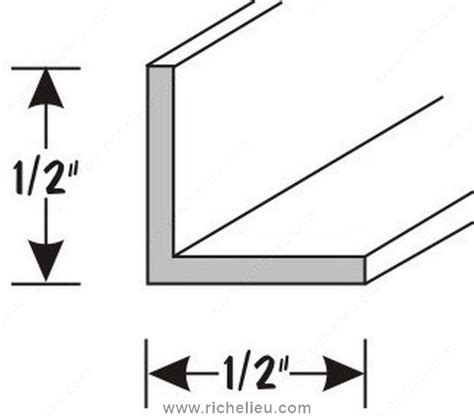 Moulure En Aluminium Anodis Angle Deux C T S Gaux