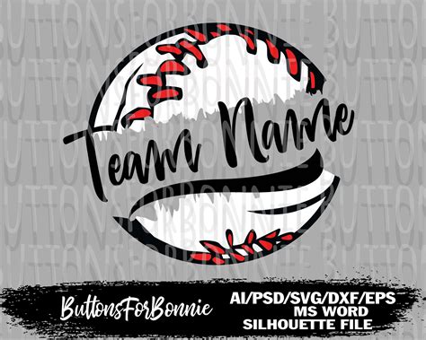 Baseball Svg Template Baseball Mom Svg Baseball Shirt Svg Cut File