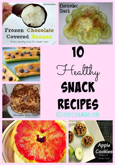 10 Healthy Snack Recipes