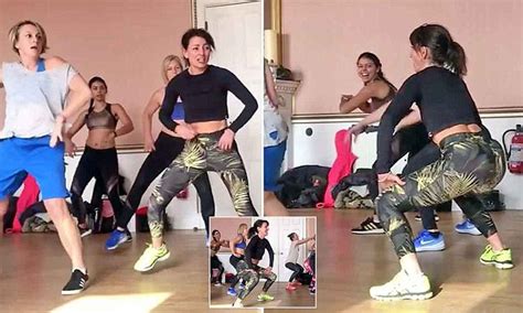 Davina Mccall Posts Video Of Very Energetic Dance Class Daily Mail Online