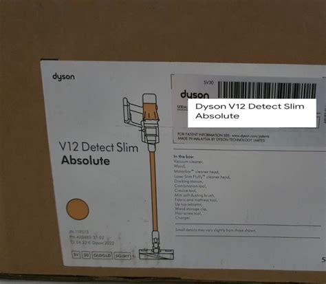 Dyson V12 Detect Slim Absolute (Gold) with Floor Dok, TV & Home ...