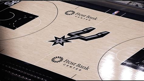 San Antonio Spurs Unveil New Frost Bank Center Court Youtube