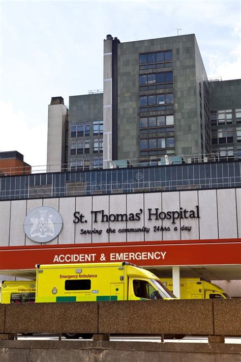 St Thomas Hospital in London Editorial Stock Photo - Image of emergrncy ...