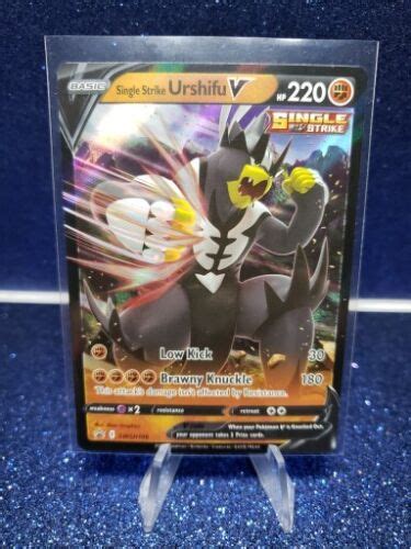 Pokemon Battle Styles Single Strike Urshifu V Black Star Promo