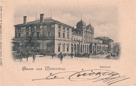 Winterthur Bahnhof 1899 Kaufen Auf Ricardo