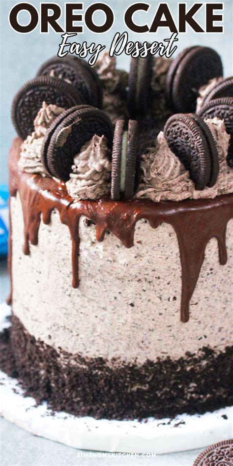 Oreo Cake Oreo Cake Cake Recipes Sweet Treats Desserts