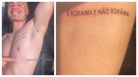 Australiano Viraliza Ao Tatuar Pron Ncia De Rr Roraima E N O Ror Ima