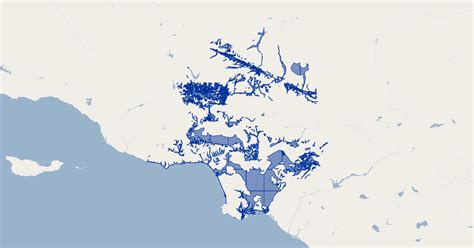 Los Angeles County Liquefaction Zones | GIS Map Data | Los Angeles ...