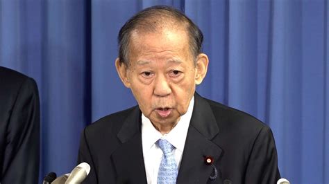 自民・二階氏、衆院選不出馬表明 裏金「政治不信招きおわび」：ニュース動画：時事ドットコム