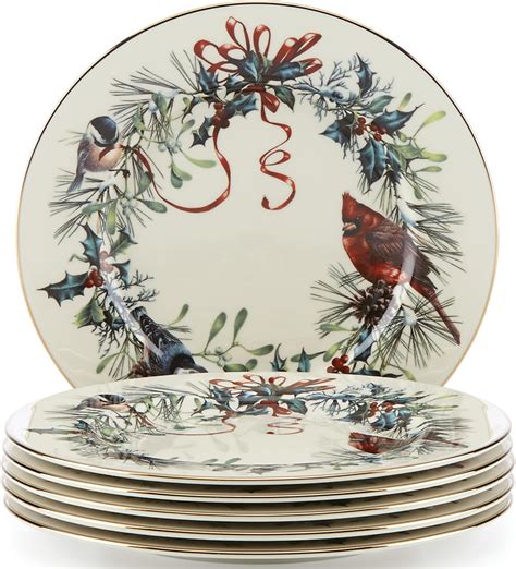 Amazon Lenox Winter Greetings Everyday Stoneware Cardinal Salad