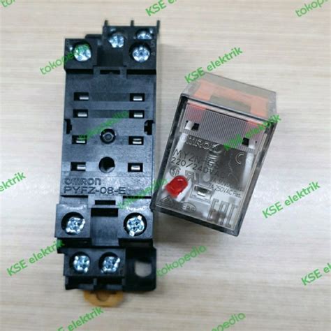 Jual Relay Omron Asli My N Gs Vac Socket Pyfz Ori Omron