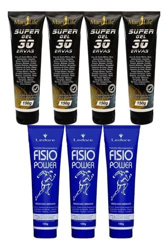 Kit Super Gel Ervas G Pomada Fisio Power G Mercadolivre